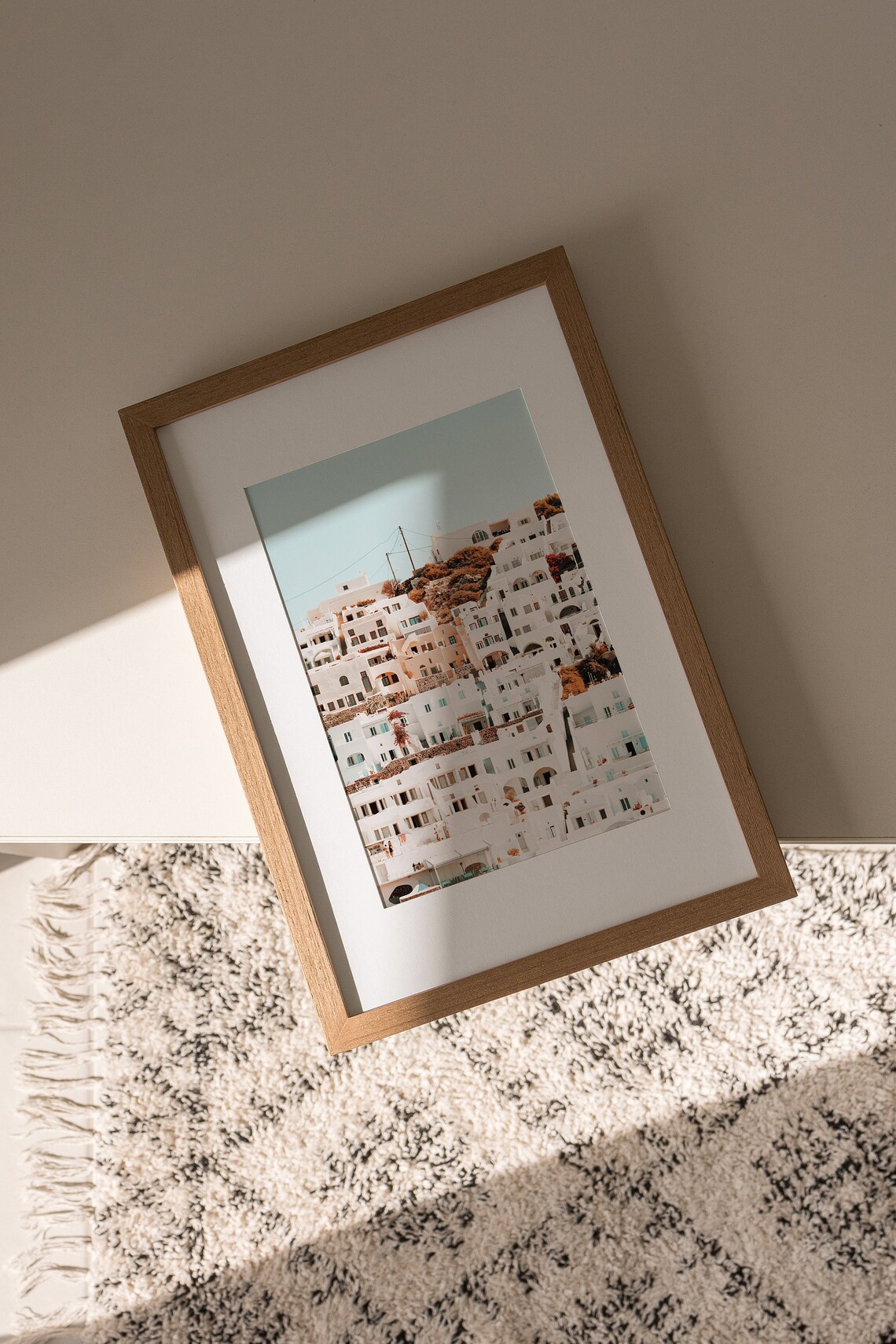 Santorini Architecture Greece Travel Poster - Image 3