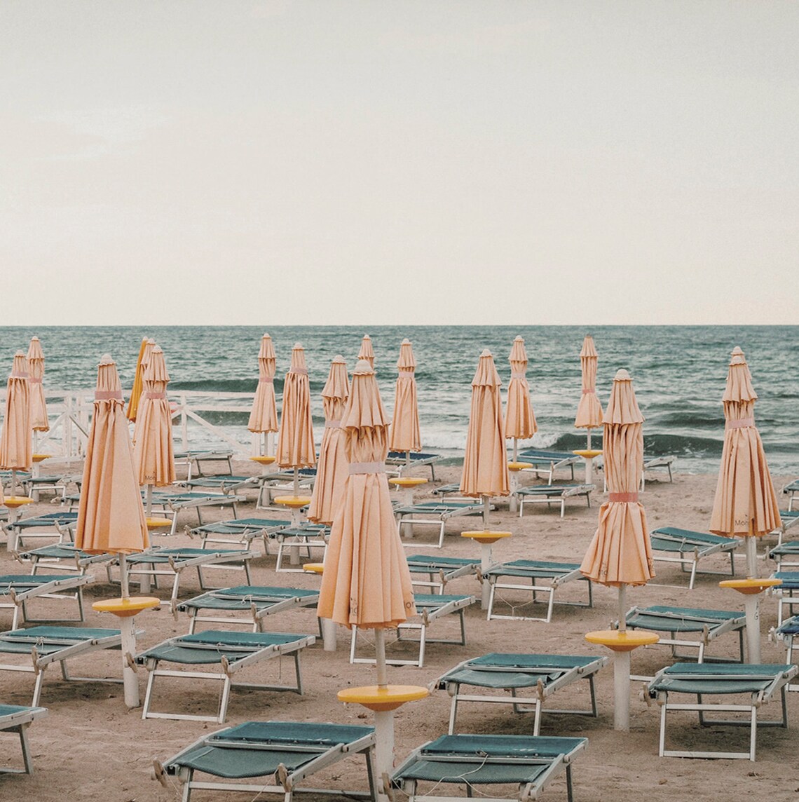 Italian Coast Beach Umbrella Boho Travel Poster - Image 2