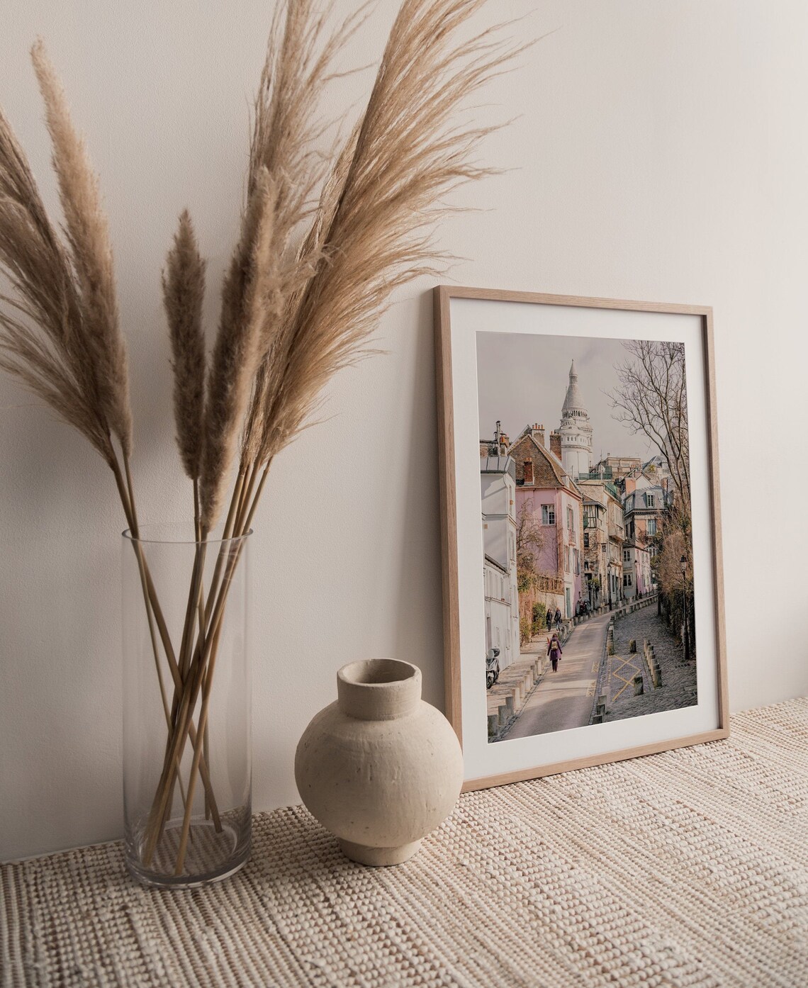 Montmartre Paris Aesthetic City Street Poster Print - Image 2