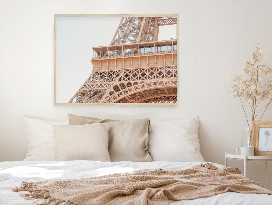 Eiffel Tower Wall Art Paris Print Eiffel Tower Photography Paris Aesthetic French Decor Paris Architecture - Image 3