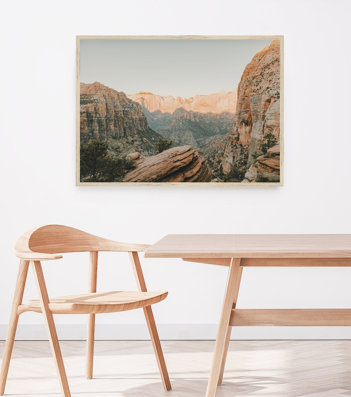 Zion National Park Desert Canyon Art Print - Image 2
