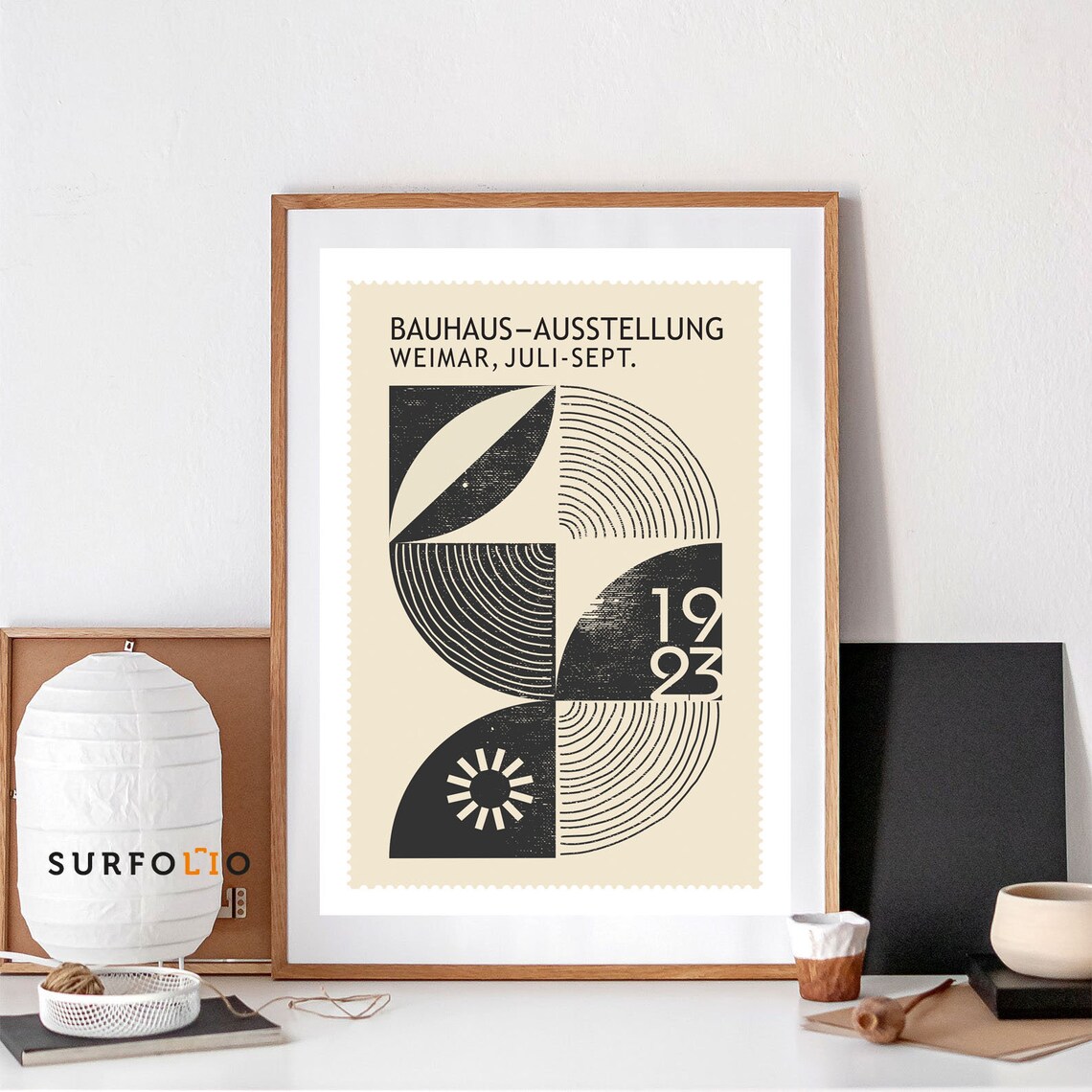 Bauhaus Exhibition Poster - Abstract Geometric