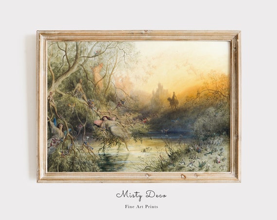 Gustave Doré Vintage Fantasy Fairy Tale Art Print