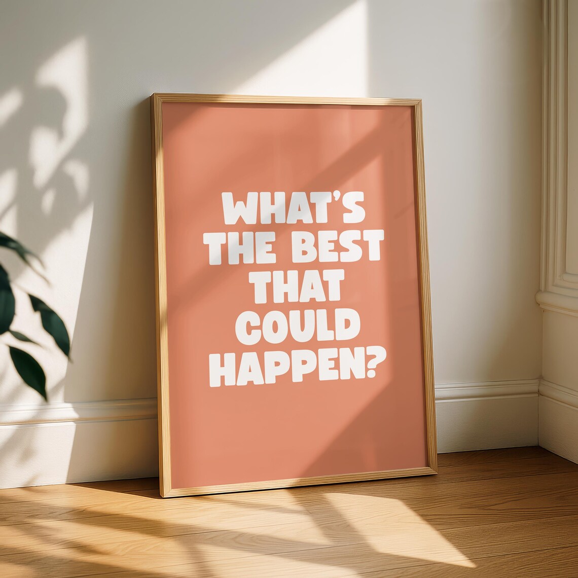 Motivational Quote Poster, Inspirational Typography