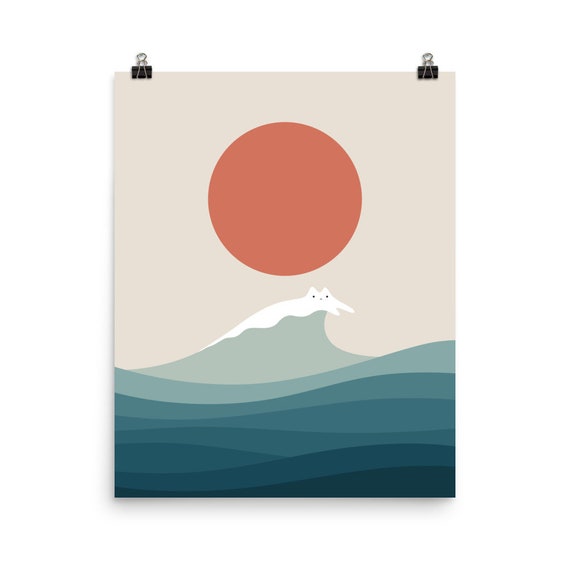 Cat Landscape 157 Art Print