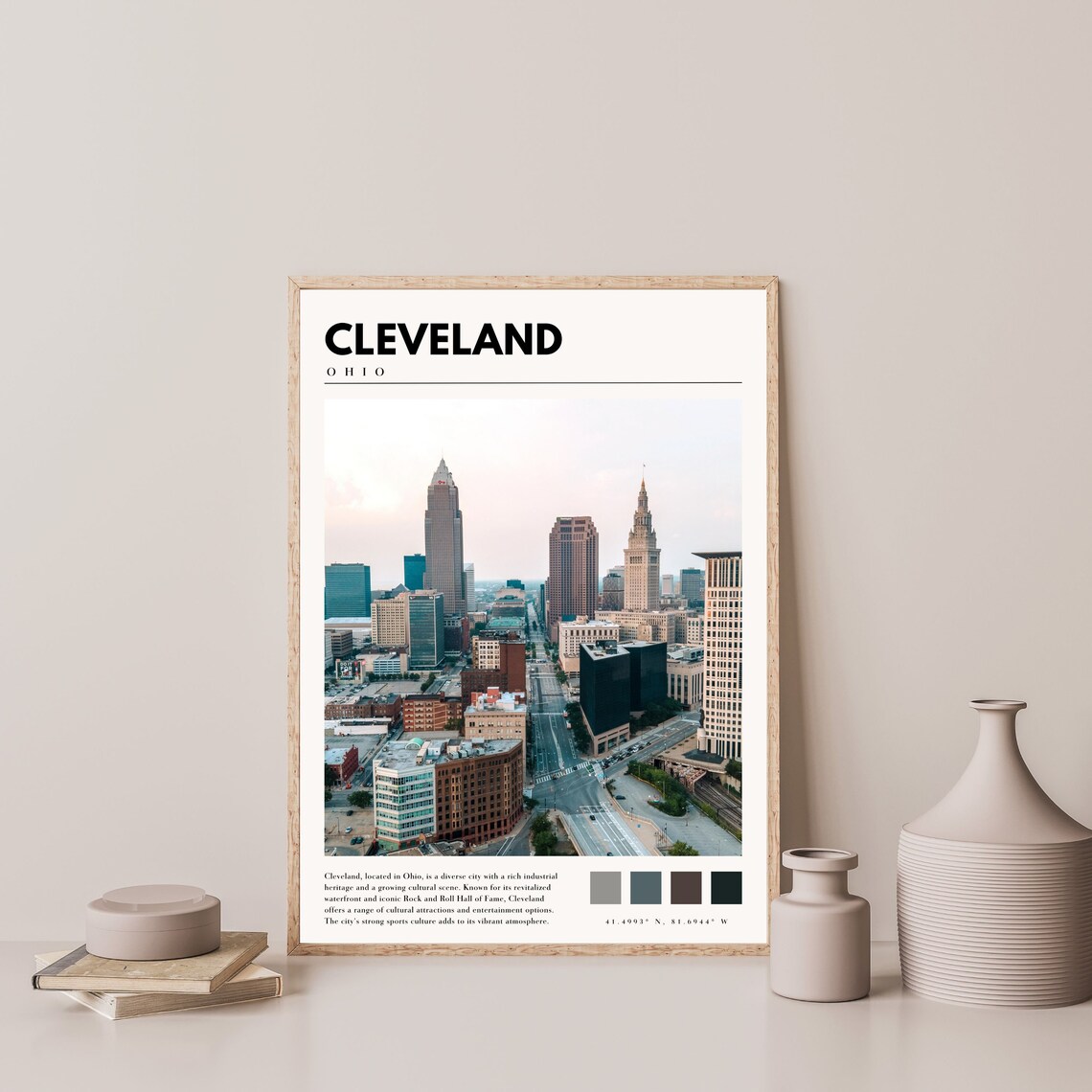 Cleveland Ohio Photo Poster, Home Decor Print - Image 4