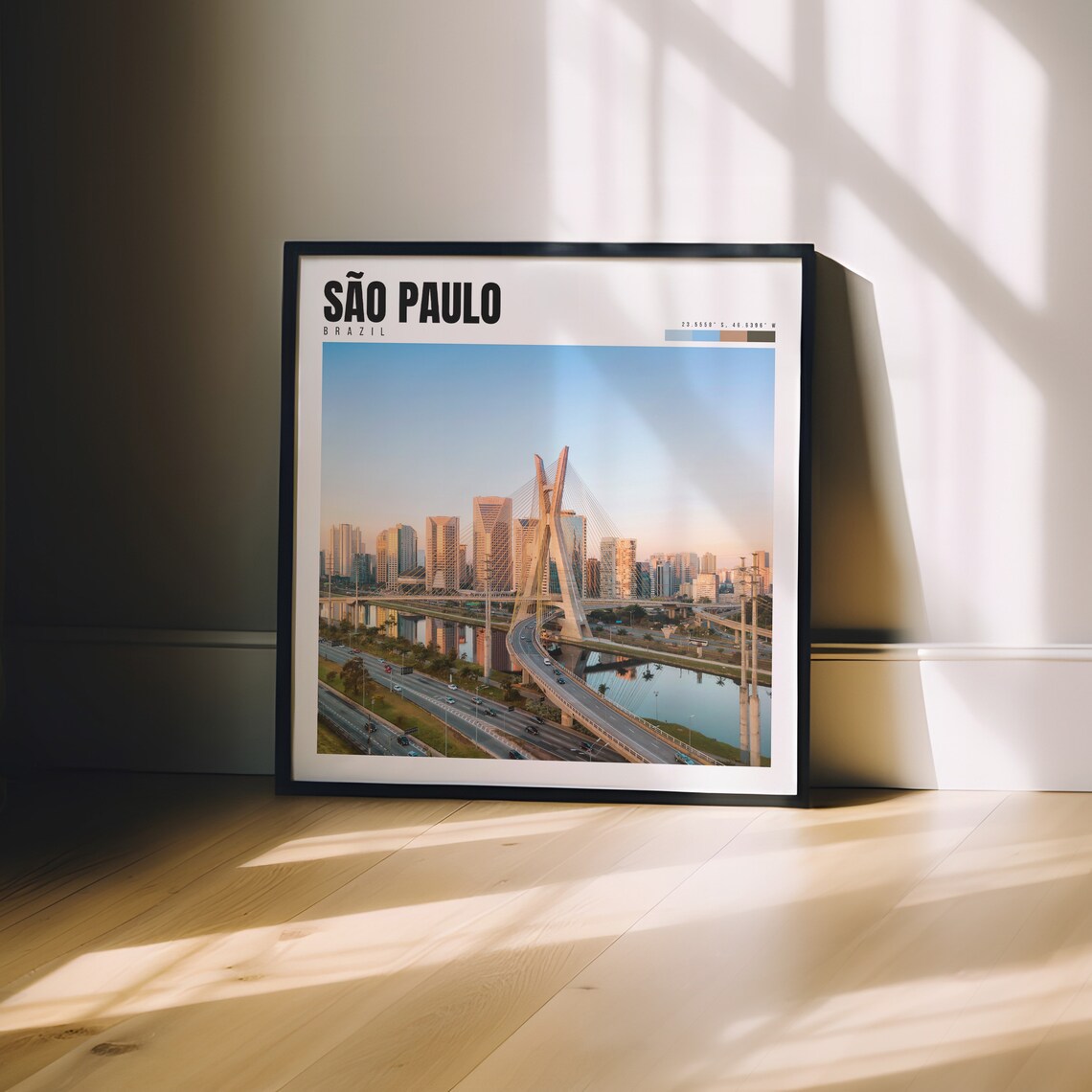 Sao Paulo, Brazil Travel Poster Art Print - Image 3