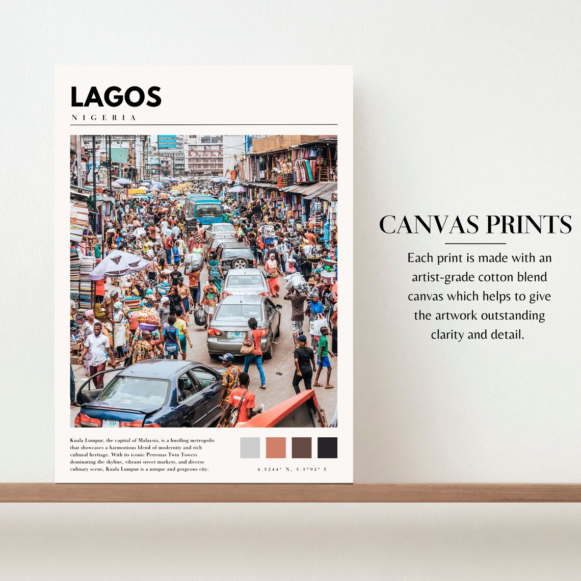 Lagos Nigeria Photo Poster, Travel Wall Art Print - Image 2