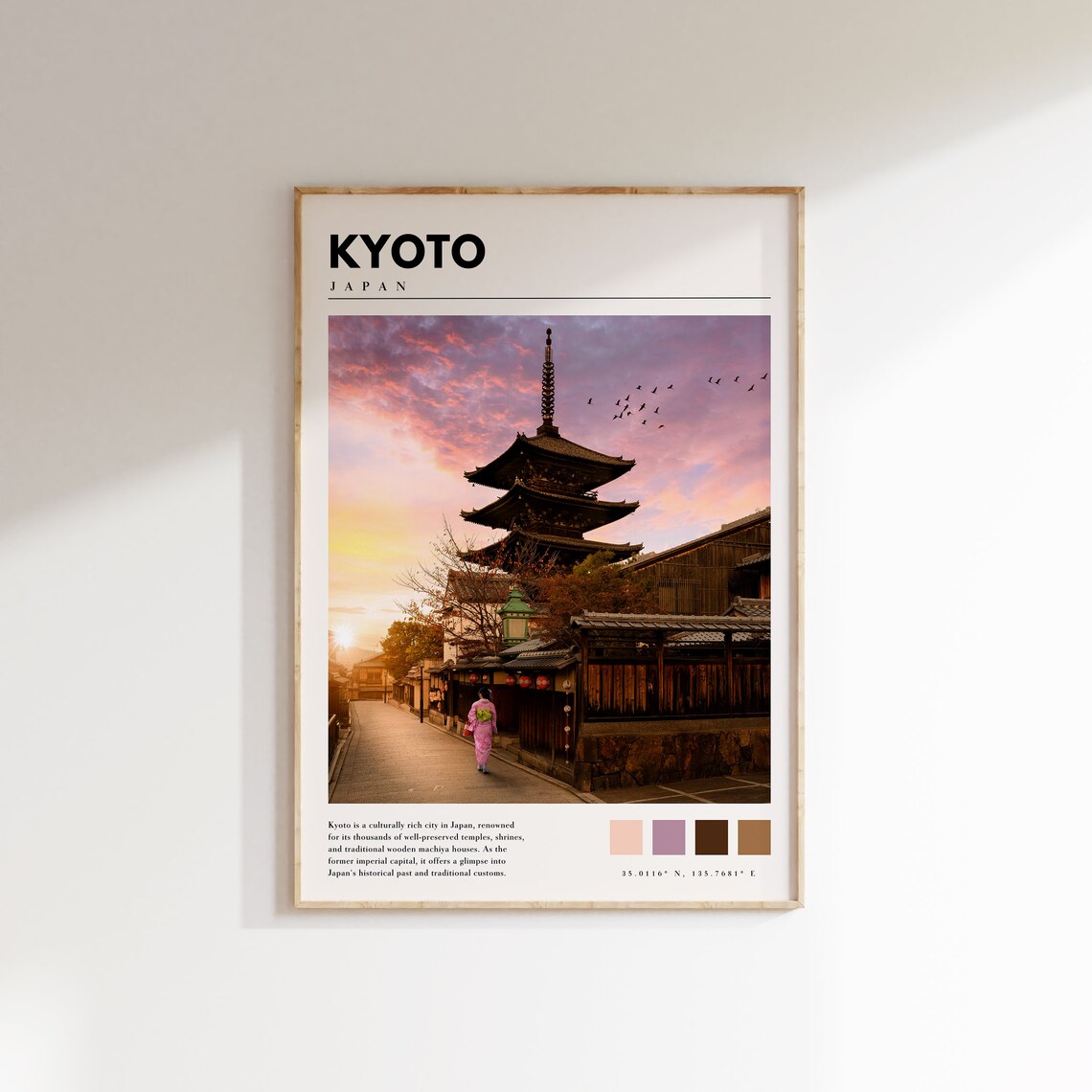 Kyoto Japan Temple Photo, Asia Travel Art Print
