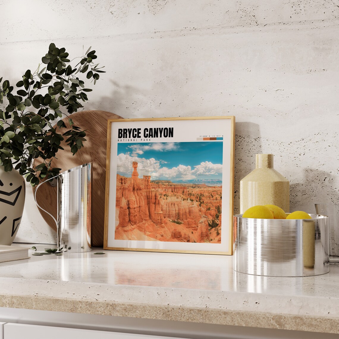 Bryce Canyon National Park Hoodoos Orange Rock Amphitheater Poster - Image 4