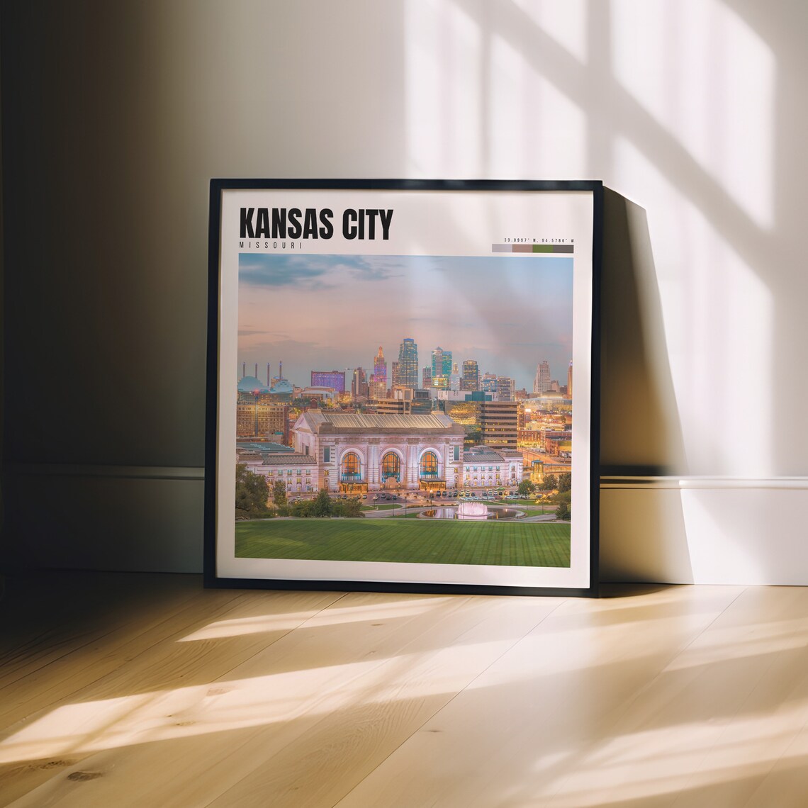 Kansas City Missouri Travel Poster, City Wall Art - Image 3