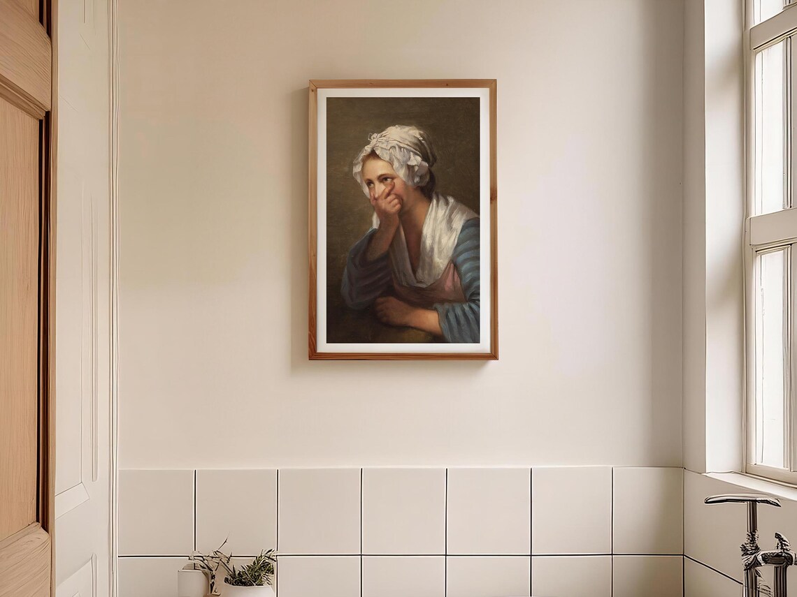 Subtle Funny Bathroom Art Print, Vintage Toilet Humor - Image 2