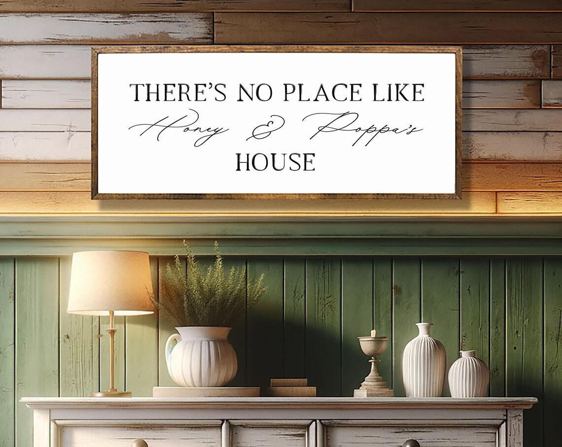 There's No Place Like Grandma Grandpa's House Sign