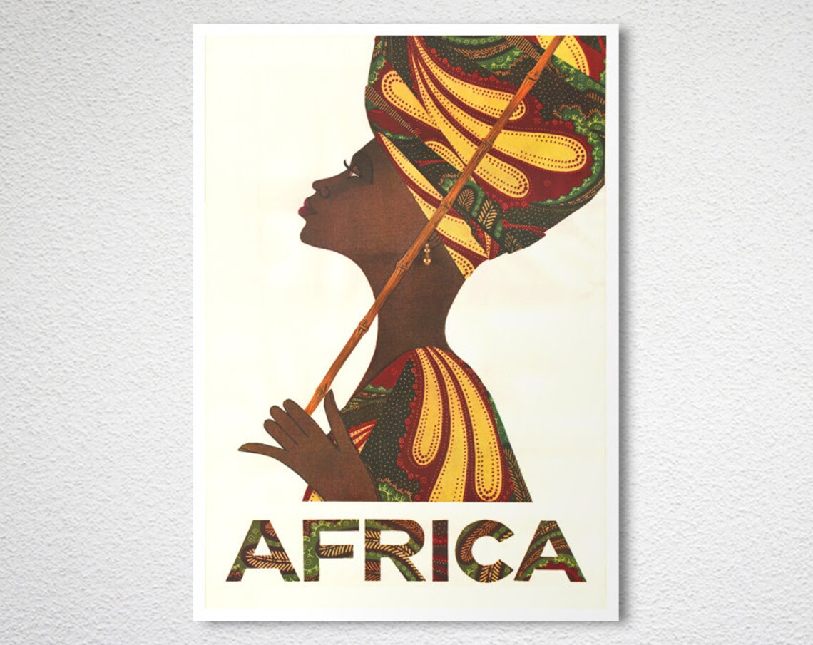 Africa Vintage Travel Poster, Travel Poster - Image 2