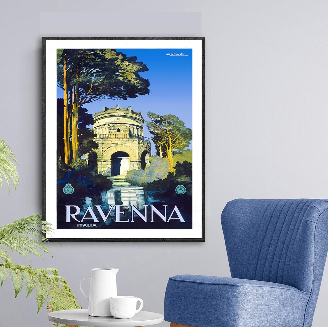 Ravenna Italia Vintage Travel Poster Art Print - Image 2
