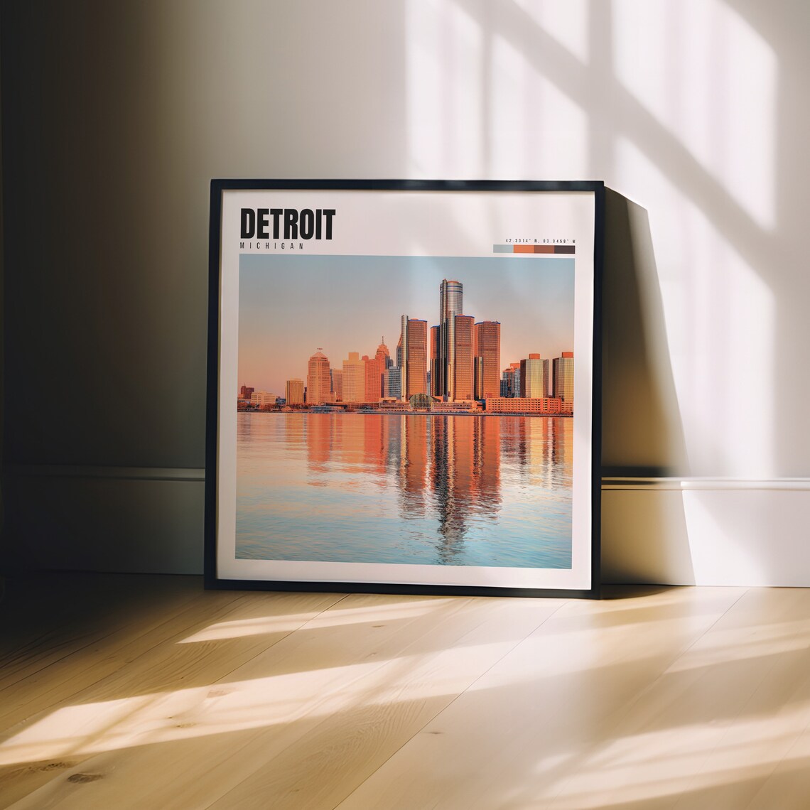 Detroit, Michigan Photography Poster Art Print - Image 3