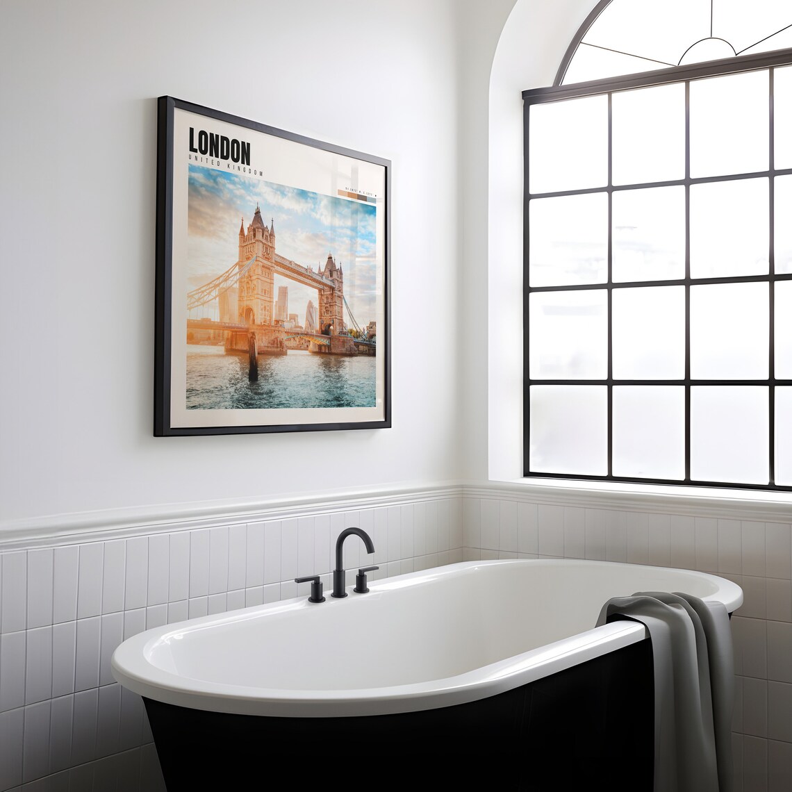 London Travel Poster, United Kingdom Wall Art - Image 2