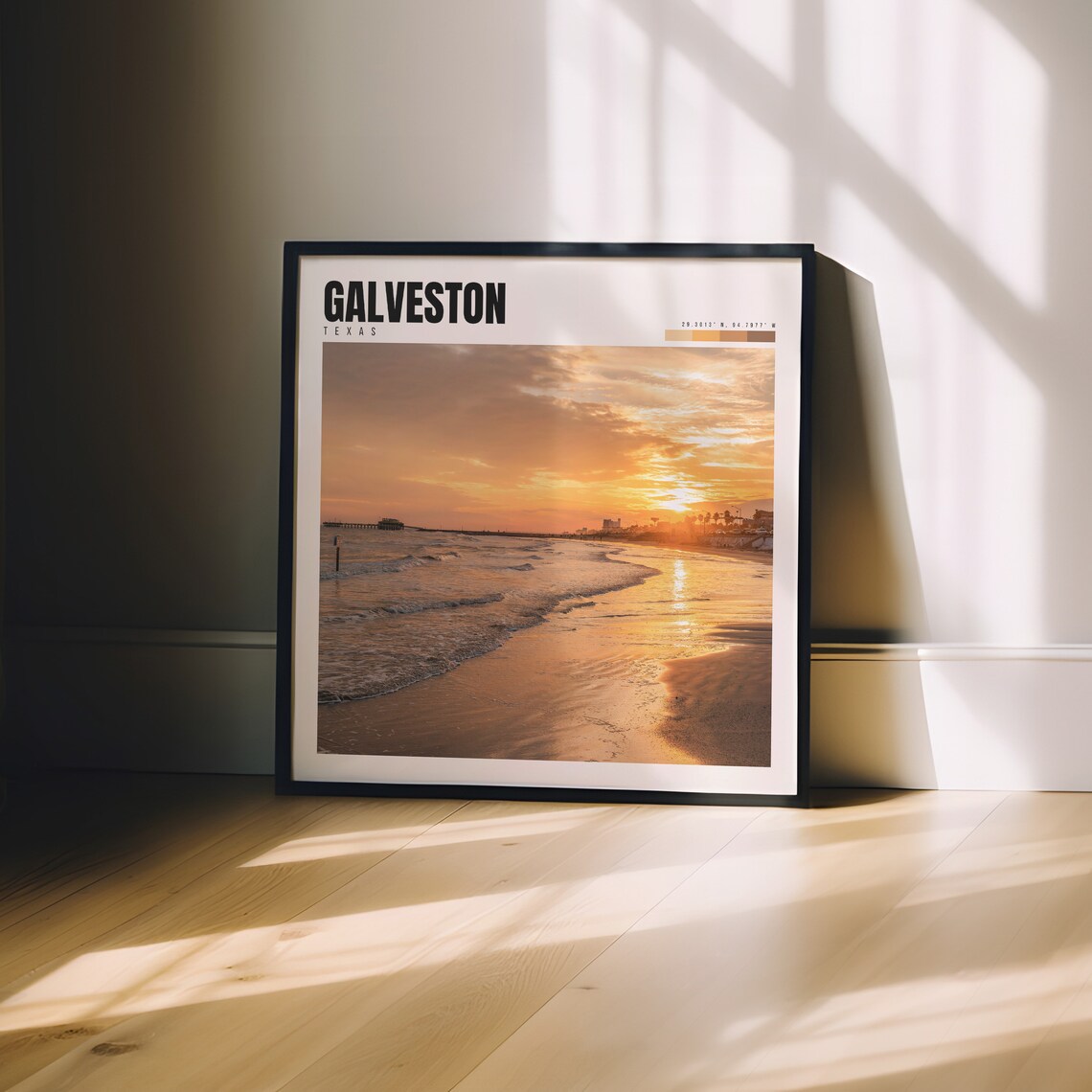Galveston Texas Travel Poster, Place Art Print - Image 3