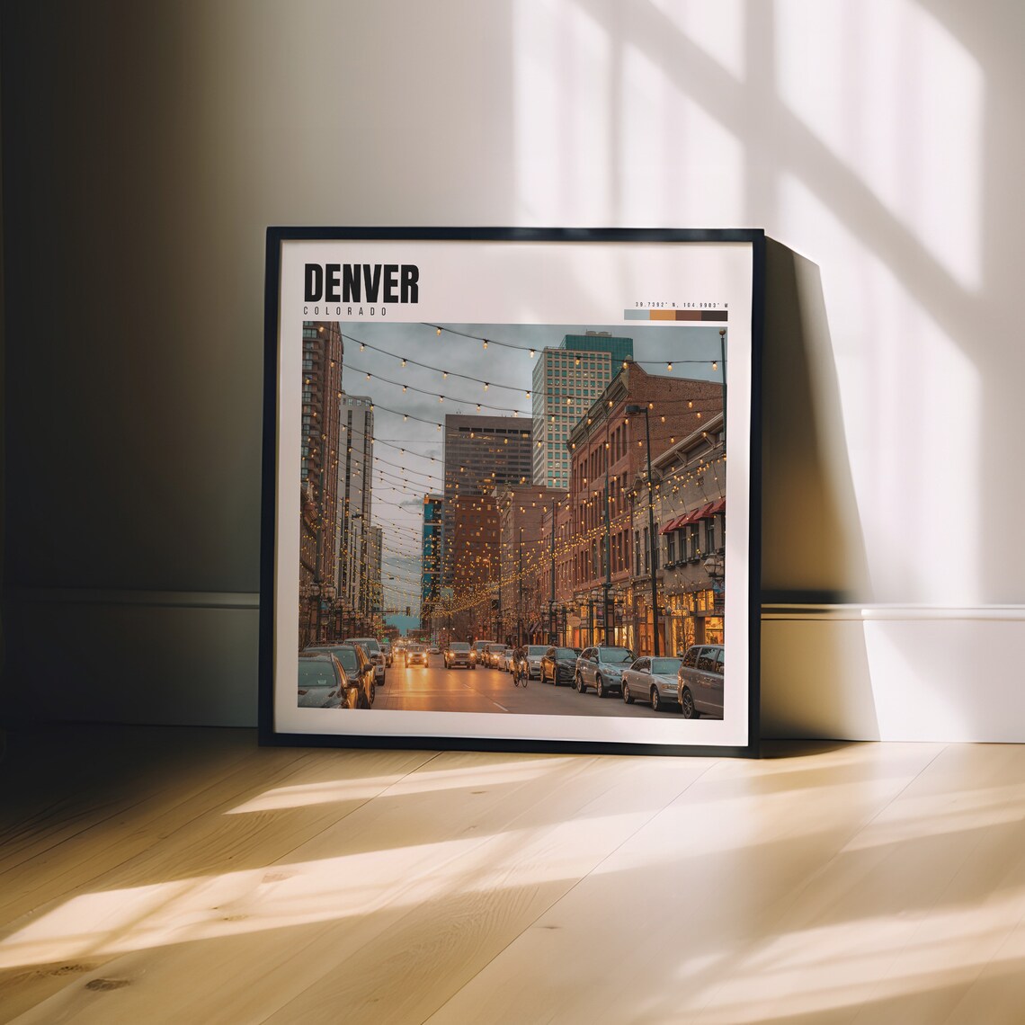 Denver Colorado Travel Poster, City Wall Art Print - Image 3