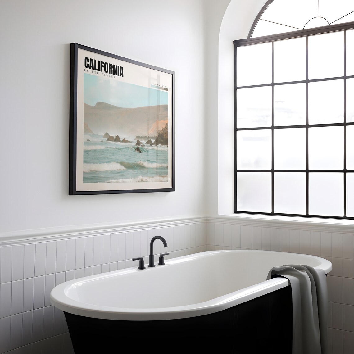 California Travel Poster, Home Decor Wall Art - Image 2