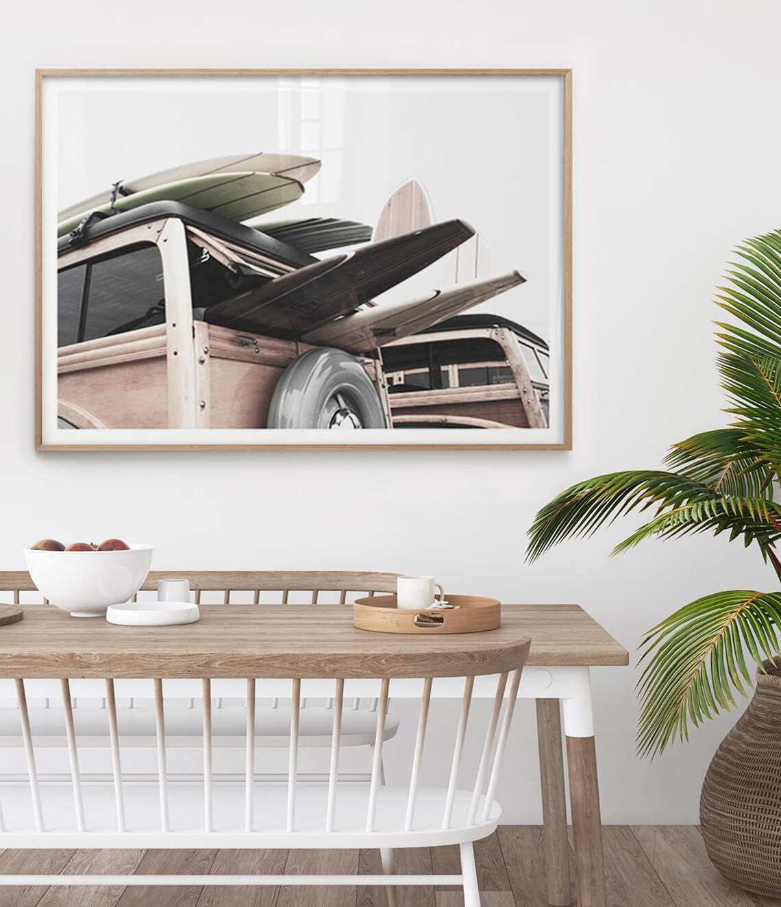 Vintage Surf Van Poster, Surfing Photography Print - Image 2