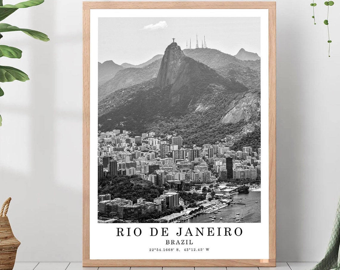 Rio de Janeiro Christ the Redeemer Corcovado Mountain Poster