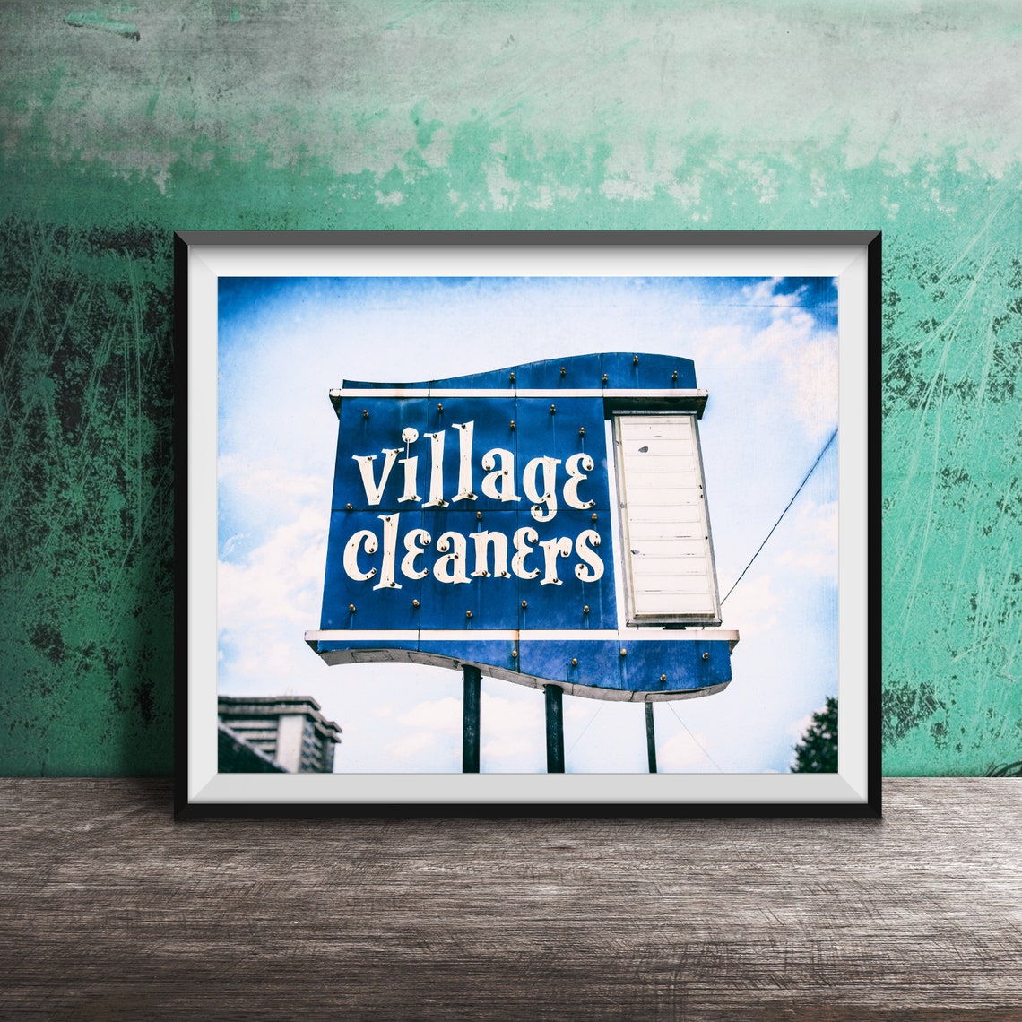 Cleaners Village Cleaners Nashville Sign Photography Street Art Wall Art Photo Music City Photography