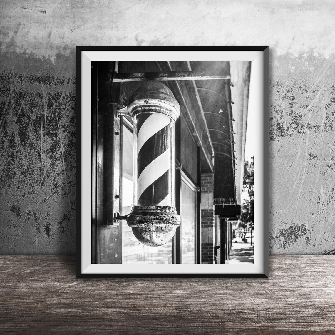 Barbers Pole Photography Print, Bathroom Decor - Image 2