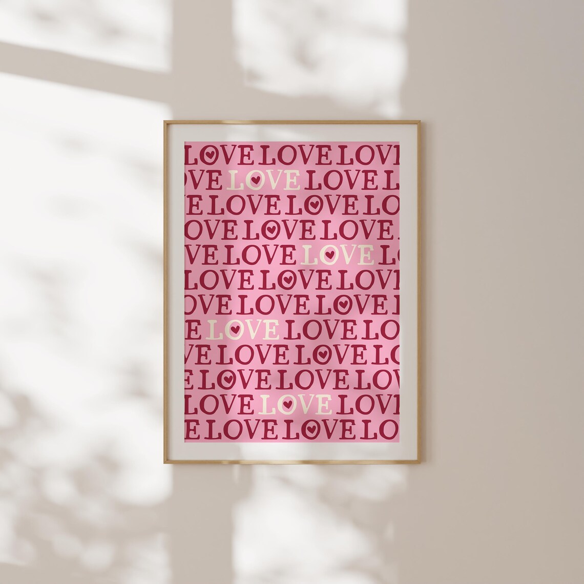 Love Typography, Minimalist Valentine Decor - Image 5