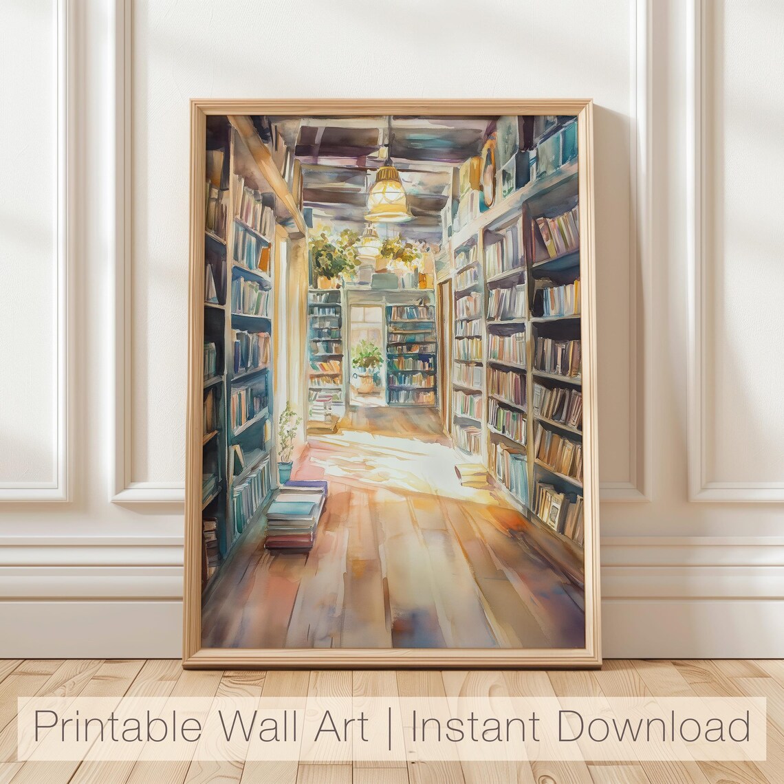 Book Lover Reading Nook Decor Literary Wall Print