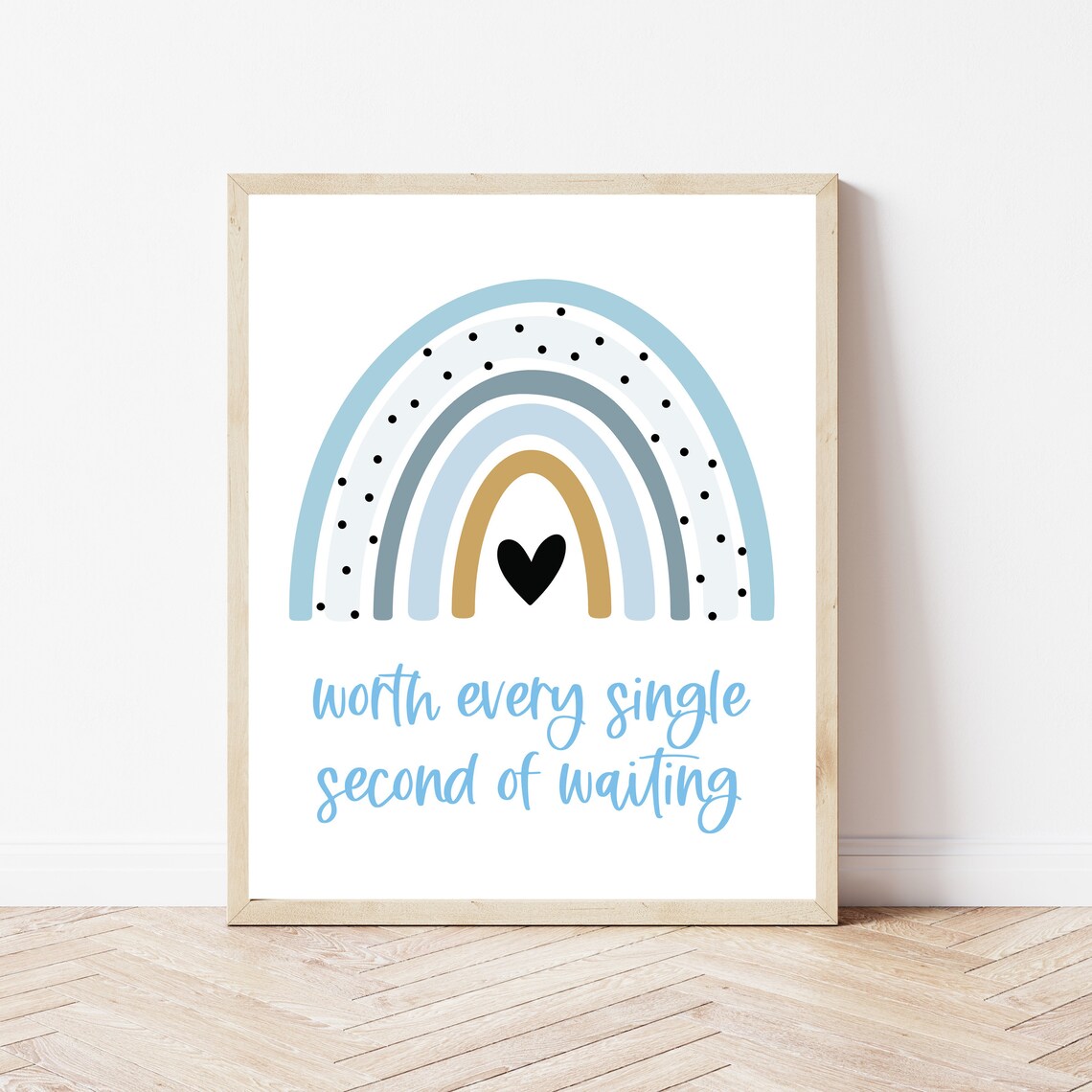 Adoption Party Decor Baby Boy Keepsake Art Print
