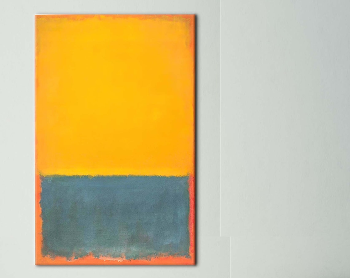 Mark Rothko-Inspired Abstract Wall Art Print