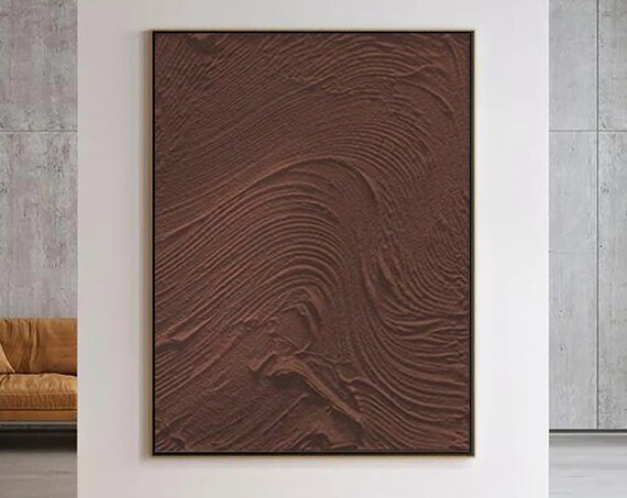 Brown 3d Textured Wall Art Brown Abstract Painting On Brown Wall Art Brown Textured Art Brown Abstract Art Painting 3d Brown Wall Art