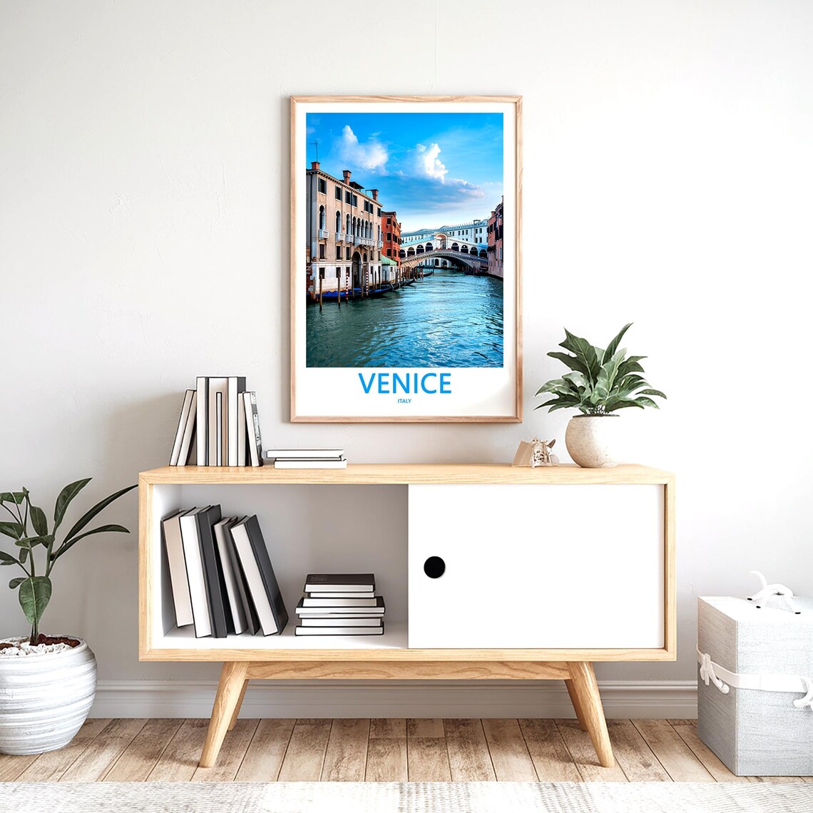 Venice Italy Grand Canal With Rialto Bridge Photo Travel Poster - Image 2