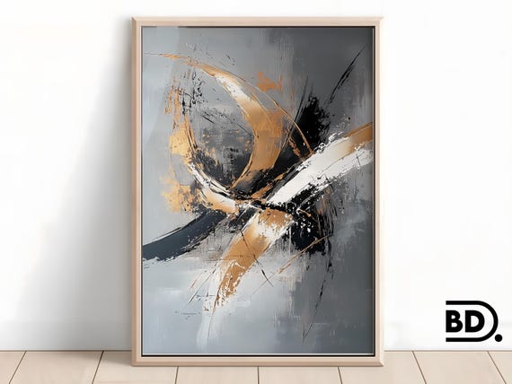 Modern Abstract Square, Japandi Minimalist Decor