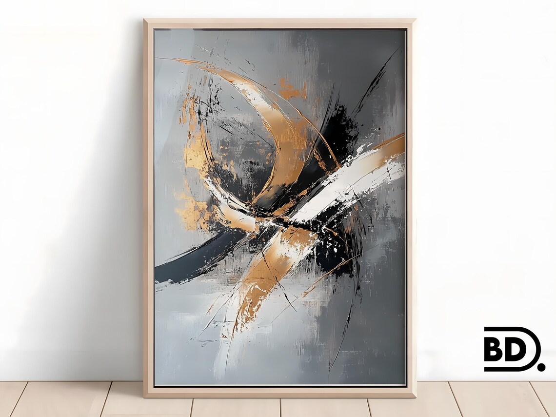 Modern Abstract Square, Japandi Minimalist Decor