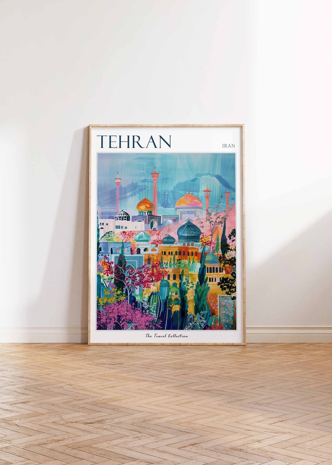 Tehran Travel Poster, Iranian City Wall Art - Image 2