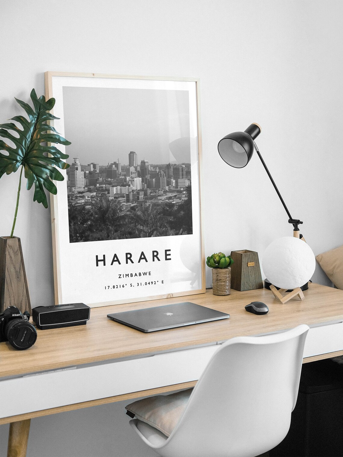 Harare Travel Poster, African Travel Art Print - Image 2