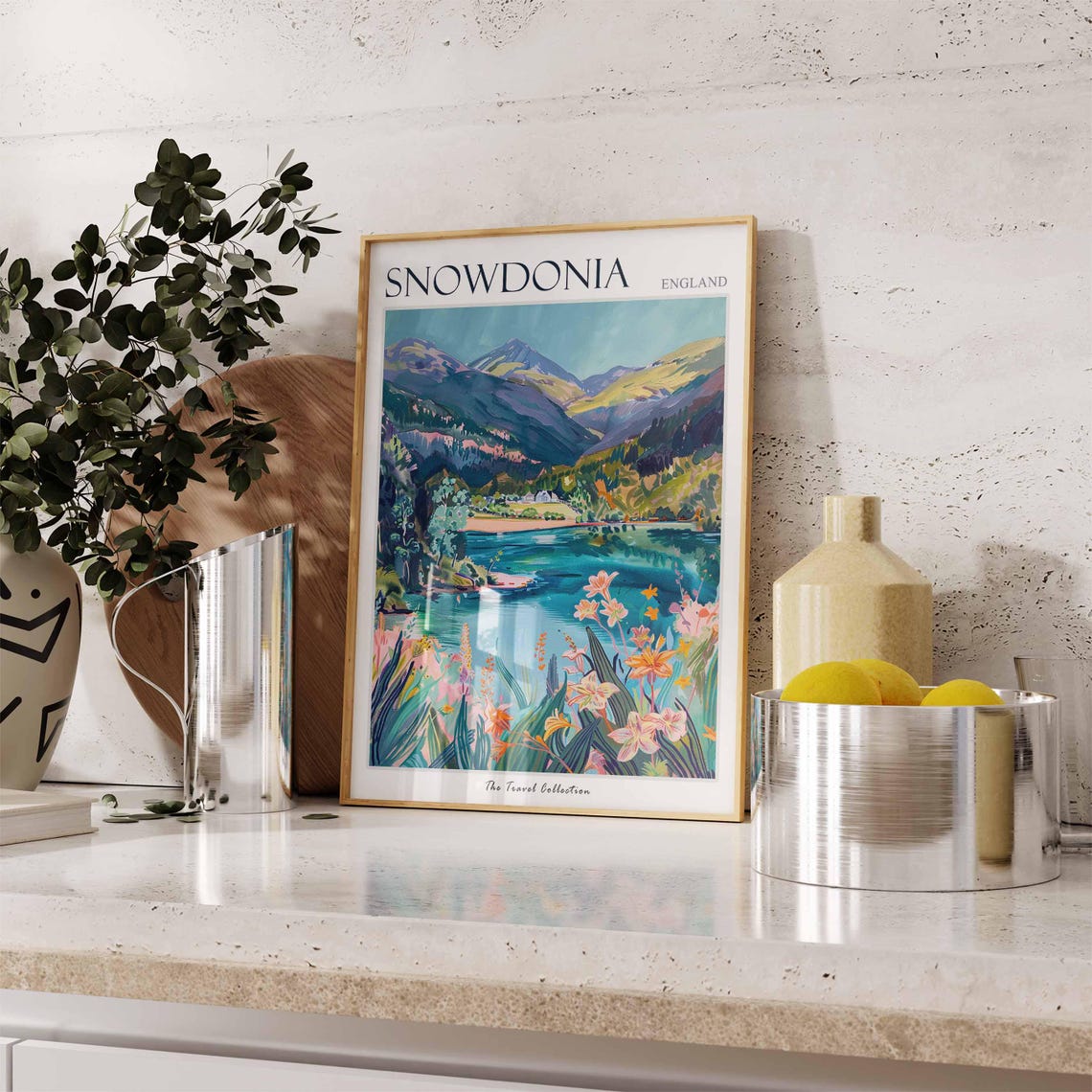 Snowdonia Poster Wales Poster Mountain Poster Uk Travel Poster Uk National Park Wales Gift Snowdonia Print Snowdonia Travel Gift - Image 3