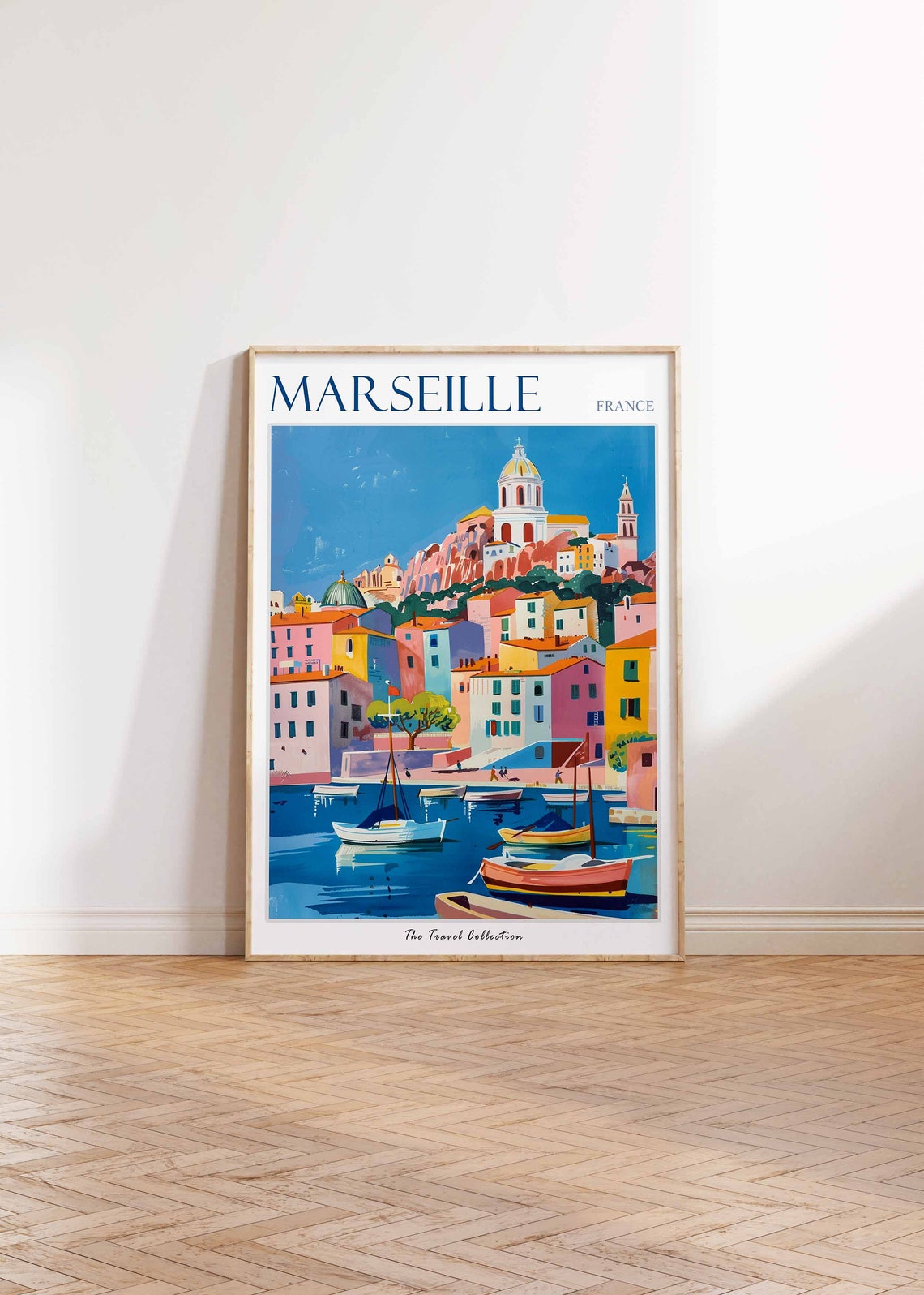 Marseille Poster Marseille Travel Print Tropical Decor City Wall Art French Decor France Travel Print Marseille Gift - Image 2