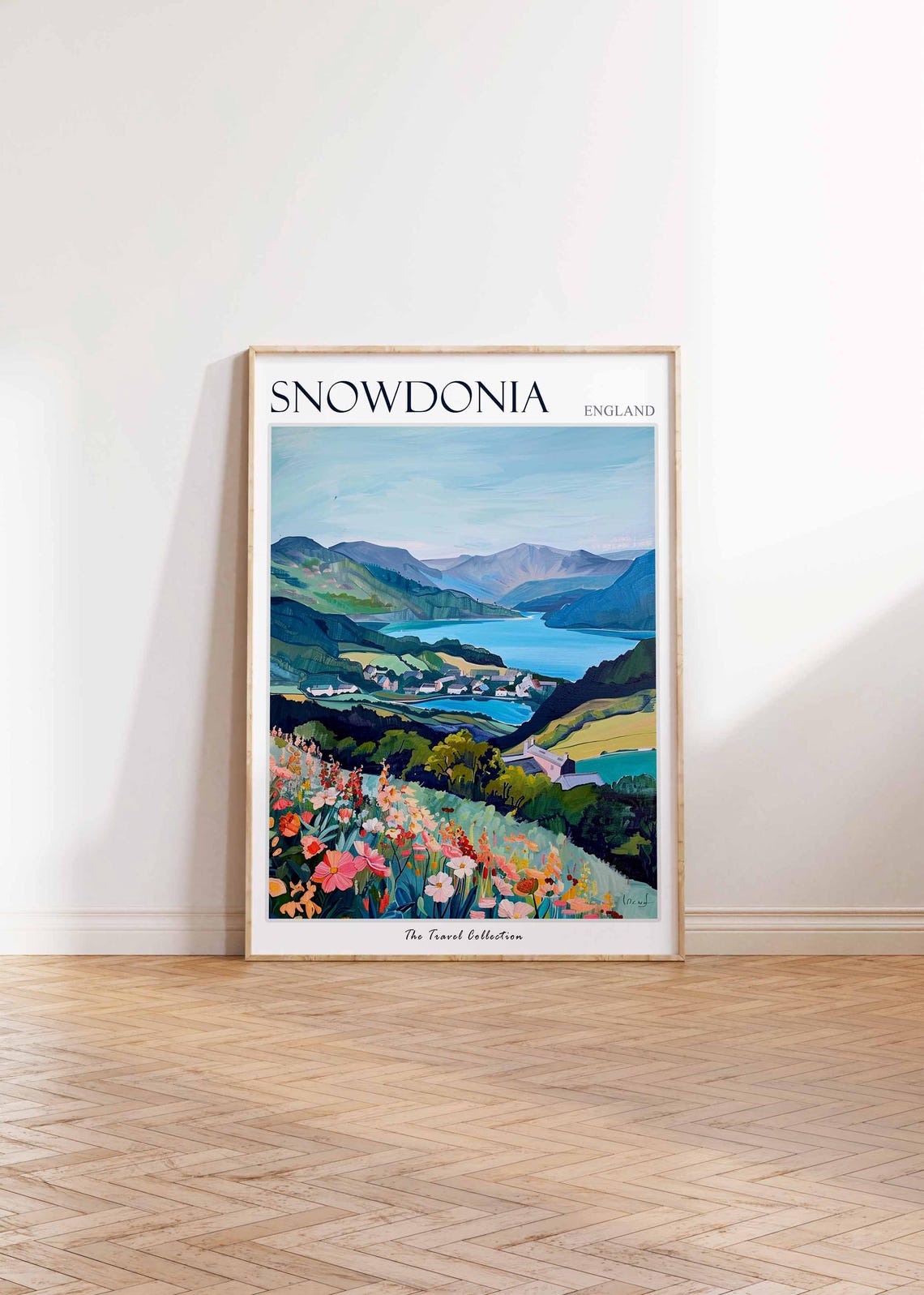 Snowdonia Poster Wales Poster Mountain Poster Uk Travel Poster Uk National Park Wales Gift Snowdonia Print Snowdonia Travel Gift - Image 2