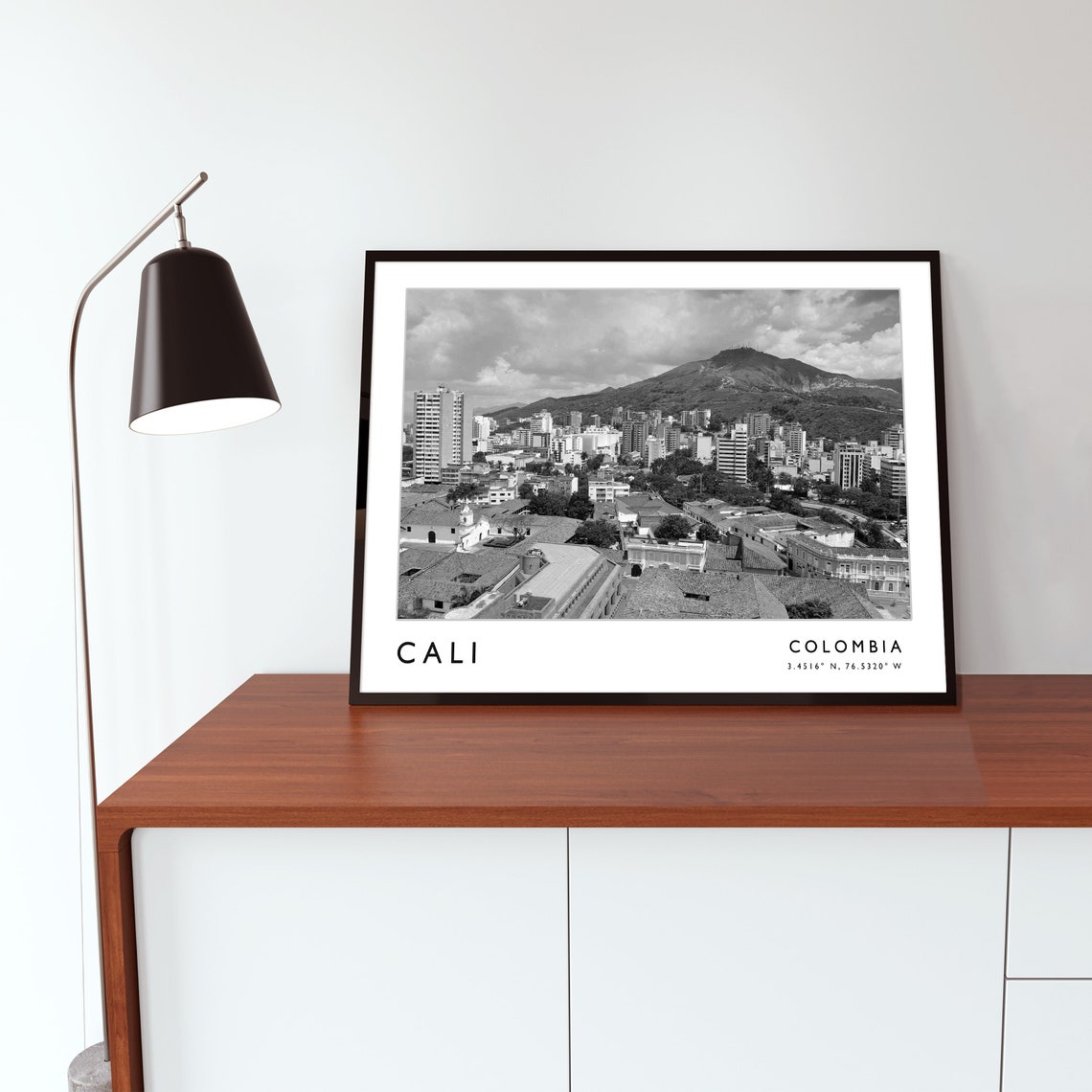 Cali Travel Print Cali Travel Poster Colombia Travel Print Colombian Print Black And White Travel Poster Travel Art Travel Gift - Image 3