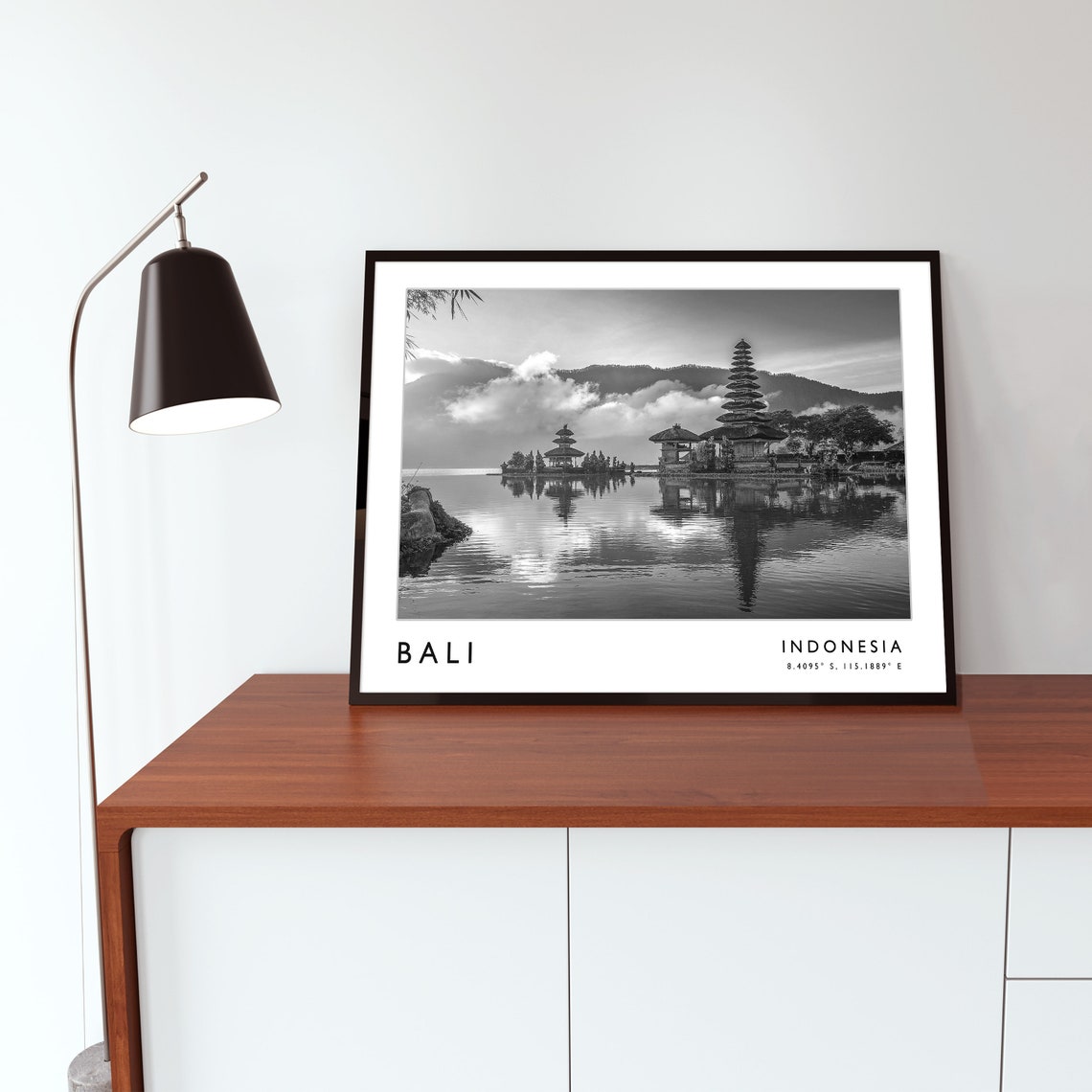 Bali Travel Print Bali Travel Poster Indonesia Travel Print Indonesian Print Black And White Travel Poster Travel Art Travel Gift - Image 3