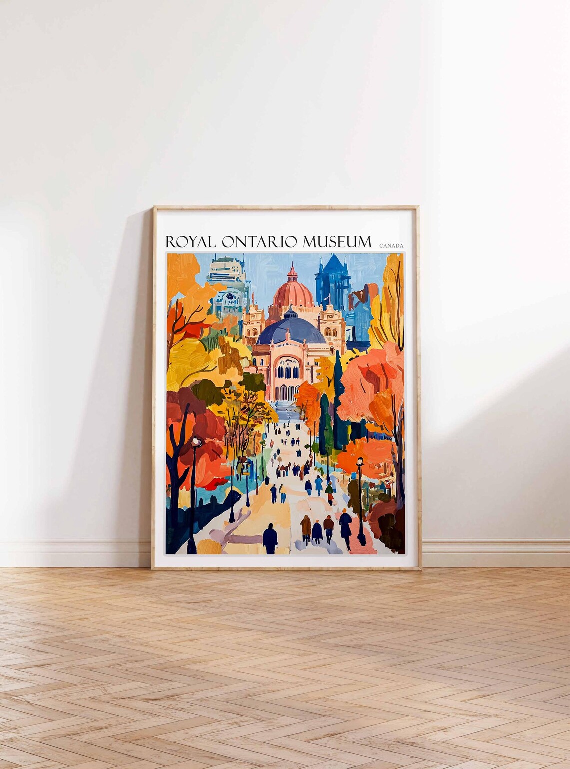 Royal Ontario Museum Poster Royal Ontario Museum Art Canadian Travel Print Canada Travel Art Botanical Decor Floral Art Canada Gift - Image 2