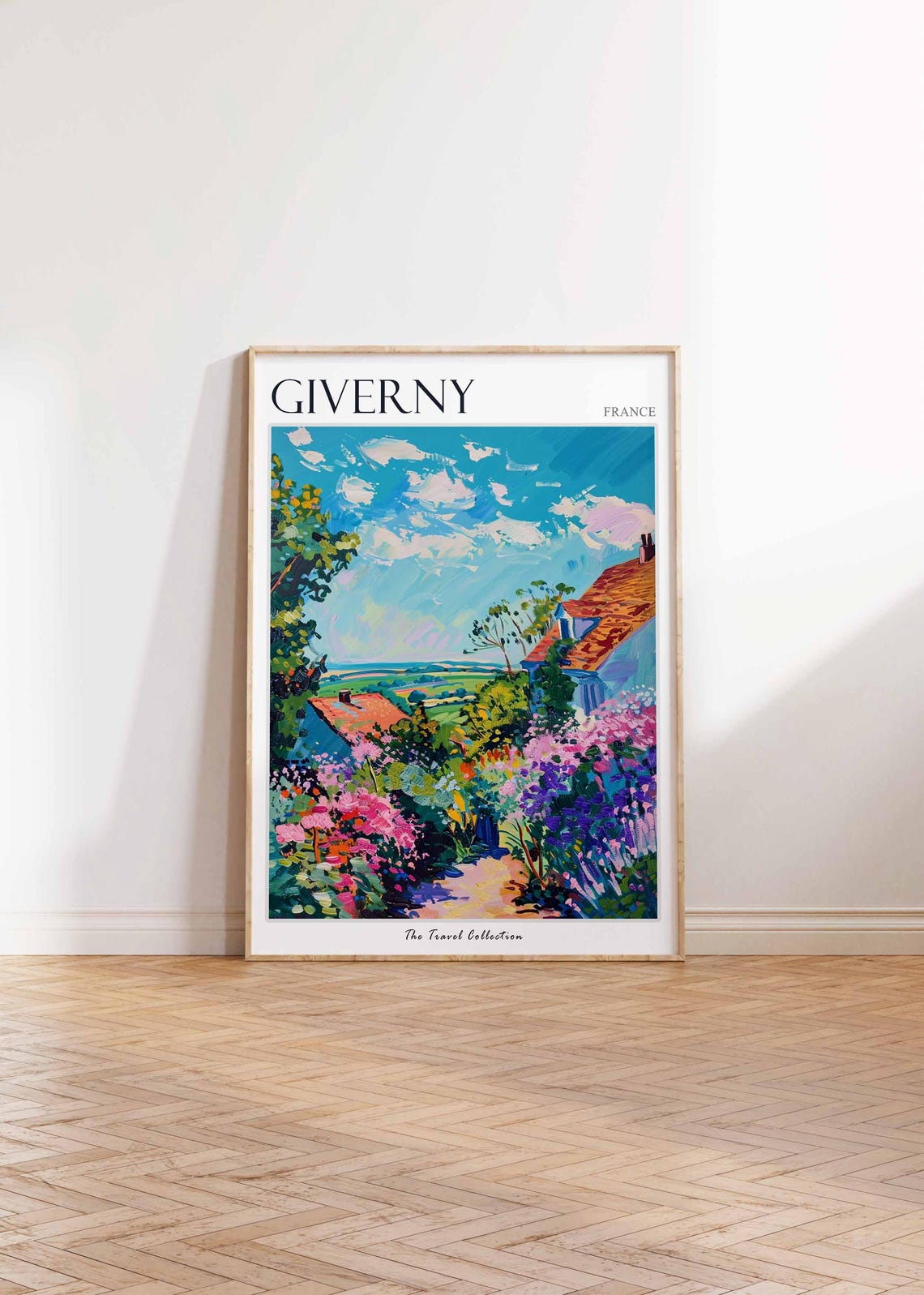 Giverny Poster France Travel Print French Decor Europe Travel Poster European Wall Art Giverny Gift Giverny Travel Poster - Image 2