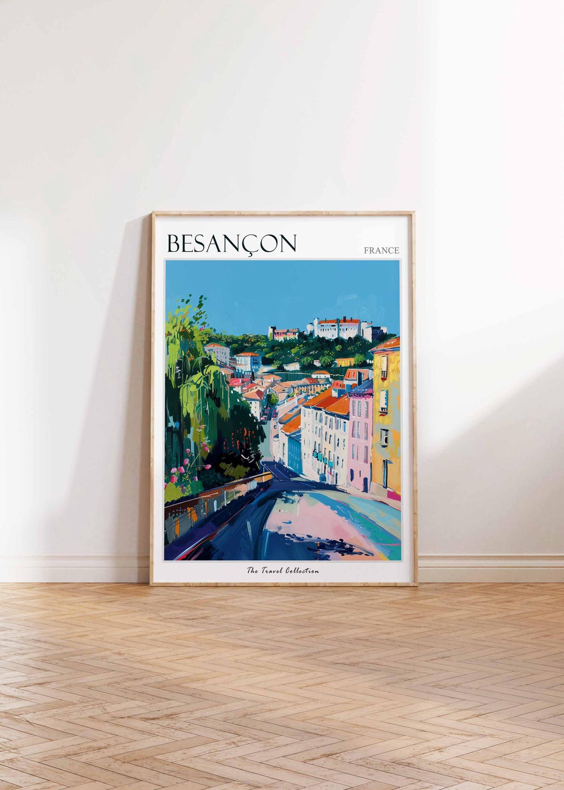 Besanon Poster France Travel Print French Decor Europe Travel Poster European Wall Art Besanon Gift Besanon Travel Poster - Image 2