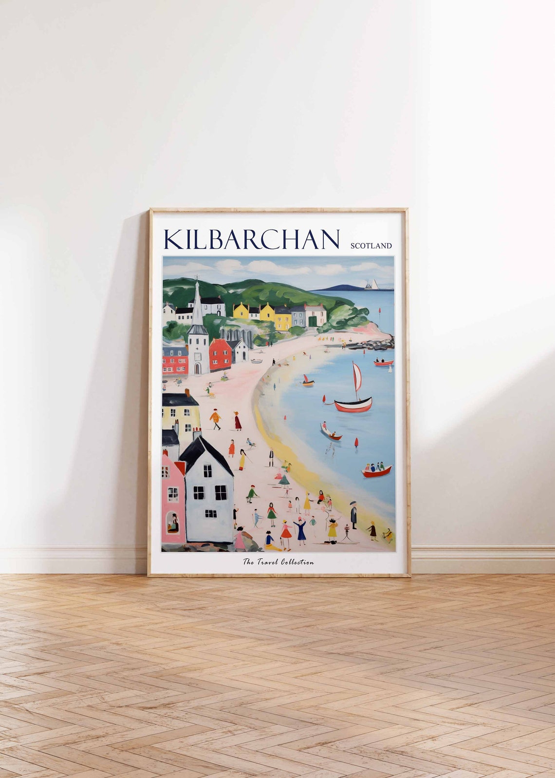 Kilbarchan Poster Kilbarchan Travel Print Scotland Travel Poster Scottish Decor Tropical Decor Sea Print Kilbarchan Travel Poster - Image 2