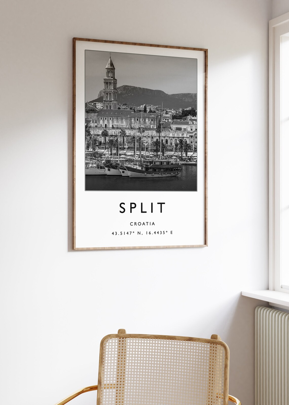 Split Travel Poster, Minimalist Croatia Art Print - Image 2