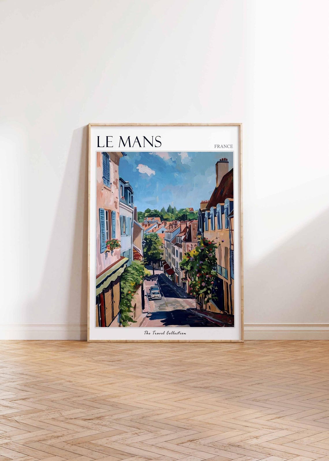 Le Mans Poster France Travel Print French Decor Europe Travel Poster European Wall Art City Print Le Mans Gift Le Mans Travel Poster - Image 2