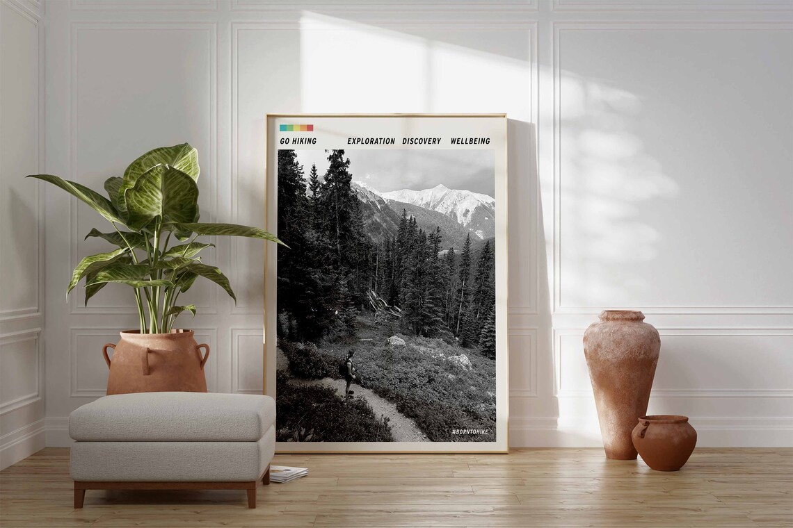 Hiking Adventure Art Print, Outdoor Wall Art - Image 3